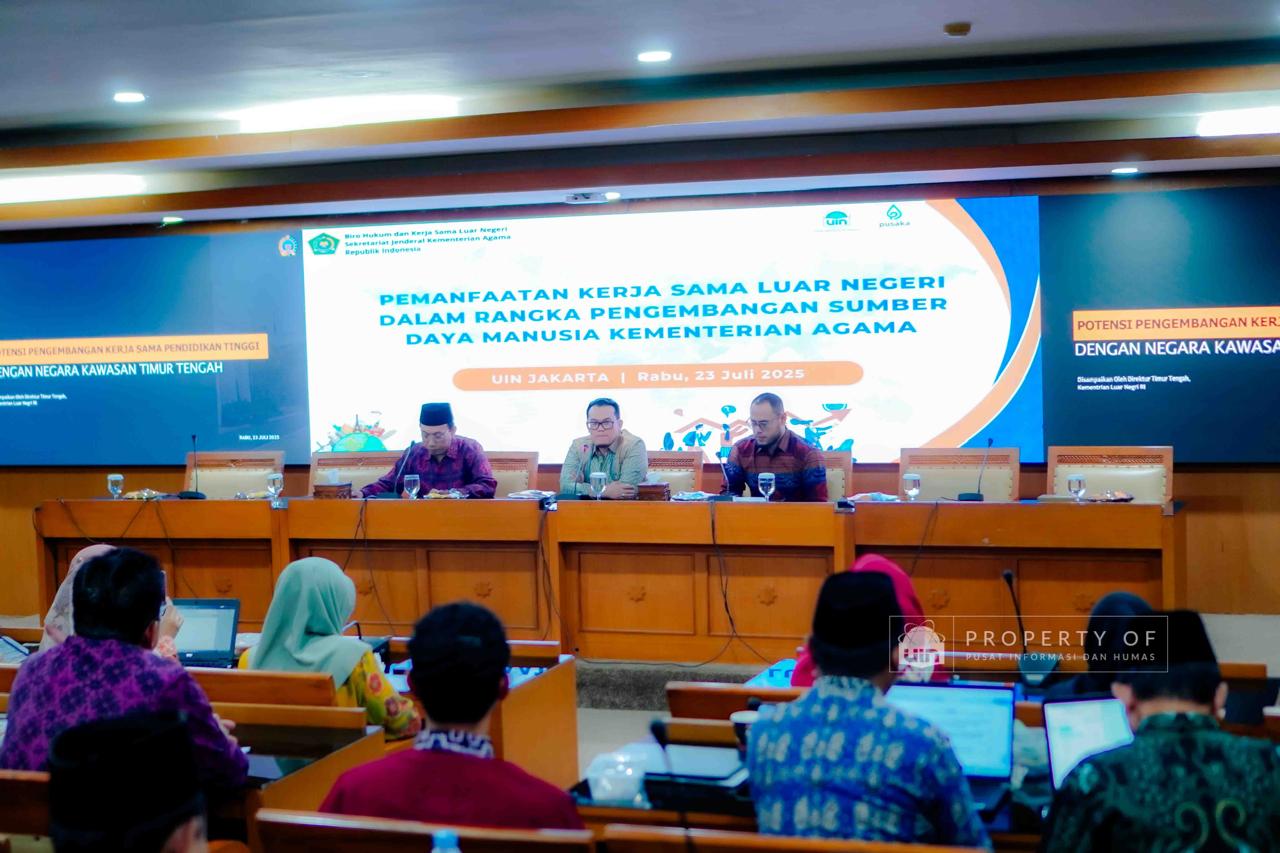 International Office UINAM Participated in The National Meeting on International Cooperation for Human Resource Development